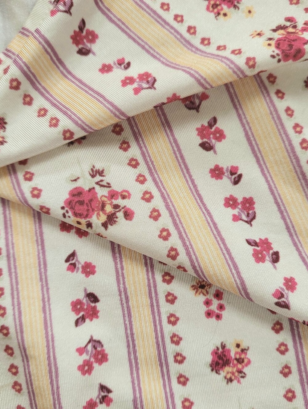 Kimchi Blue Cream Cami with Pink Floral Stripes - Picture 5 of 6